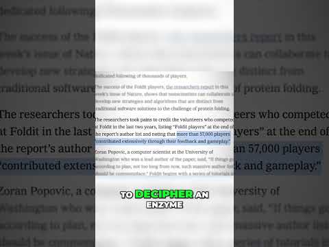 Gamers Break HIV Mystery: 50,000 Unite to Solve Enzyme