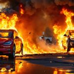 A Fiery Act of Protest: The Blaze at a Kansas City Tesla Dealership